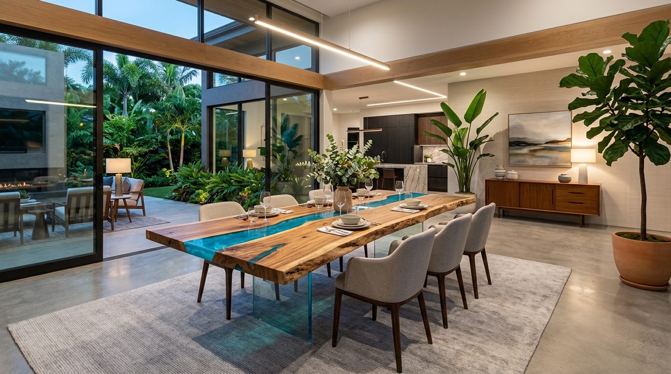 Kyoto Extendable Dining Table angle 4